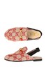 GUCCI Red Princetown GG Canvas Slippers