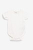 White Baby Spot Dungaree And Bodysuit Set (0-18mths)