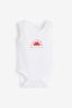 White 7 Pack Character Vests (0mths-3yrs)