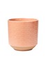 Oliver Bonas Orange Large Modelo Geometric Ceramic Plant Pot