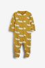 Animal Print Baby 5 Pack Sleepsuits (0mths-3yrs)