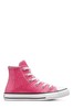 Converse Pink Glitter Hightop Youth Trainers