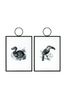 Gallery Home Set of 2 Gold Hanging Bird Prints