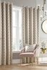 Ashley Wilde Yellow Sopwell Blackout Eyelet Curtains