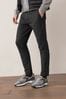Black Trek Slim Fit Shower Resistant Walking Trousers