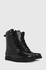 Schuh Black Daley Lace Boots