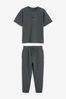 Charcoal Grey T-Shirt And Joggers Set (3-16yrs)