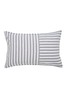 DKNY Grey Cotton Clipped Square Jacquard Housewife Pillowcase