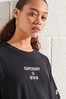 Superdry Black Corporate Logo T-Shirt