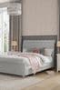 Baron Chenille Silver Gloucester Upholstered Bed Bed