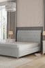 Baron Chenille Silver Gloucester Upholstered Bed Bed
