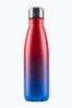 Hype. Red/Blue Gradient Powder Coated Metal Bottle