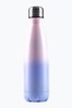 Hype. Pink/Lilac Gradient Powder Coated Metal Bottle