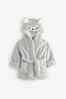 Grey Fox 3D Character Fleece Hooded Blanket (9mths-16yrs)