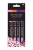 Spectrum Noir Set of 4 Purple Water Soluble Jewels Acrylic Paint Marker Pens
