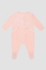 Baby Girls Pink Sleepsuit
