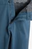 Blue Slim Fit Stretch Chino Trousers