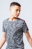 Hype. Kids Grey Space Dyed Taped T-Shirt