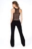 Pineapple Contrast Band Boot Cut Jersey Trousers
