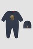 Baby Boys Navy Sleepsuit Gift Set