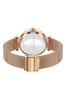 Kenneth Cole Rose Gold Mesh Strap Watch