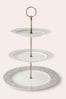 Green Wild Clematis Collectables 3 Tier Cake Stand