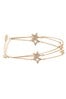 Caramel Jewellery London Sparkling Star Layered Gold Tone Crystal Effect Charm Bracelet