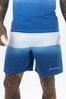 Hype Mens Blue Lake Fade Scribble Shorts