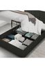Aspire Furniture Charcoal Grey Caine Ottoman Bed