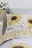 Catherine Lansfield Yellow Painted Sunflowers Duvet Cover and Pillowcase Set
