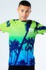 Hype. Kids Green To Blue Palm Fade T-Shirt