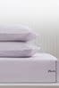 Lilac Purple Cotton Rich Deep Fitted Sheet