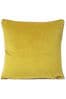 Riva Paoletti Cylon Yellow/Silver Grey Meridian Velvet Polyester Filled Cushion