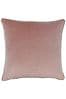 Riva Paoletti Blush Pink/Gold Meridian Velvet Polyester Filled Cushion