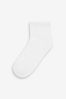 Black/Grey/White 3 Pack Cushioned Mid Height Socks