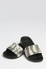 M&Co Green Camoflauge Slider Sandals
