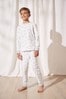 The White Company Grey Lion Print Pyjamas
