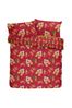 Bedlam Red Gingerbread Duvet Cover and Pillowcase Set
