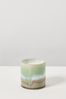 Oliver Bonas Green Reactive Glaze Ceramic Scented Candle