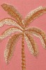 Oliver Bonas Pink Tropical Fabric Wall Art
