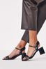 Black Regular/Wide Fit Forever Comfort® Simple Block Heel black Sandals