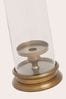 Brass Extra Large Brass Cylinder Hurricane Lamp