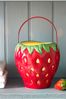 Red Strawberry Ceramic Tealight Lantern