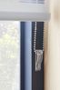 Light Grey Ready Made Woven Day And Night Zebra Roller Blinds