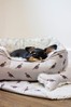 Rosewood Grey Small Pheasant Print Bundle Dog Bedding Set