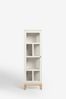 Cream Malvern Oak Effect Glazed Cabinet Shelf
