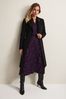 Phase Eight Black Susie Stand Up Collar Coat