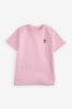 Pastels Short Sleeve Stag Embroidered T-Shirts statement 4 Pack (3-16yrs)