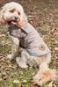 Mink Brown Waterproof Fleece Lined Dog Coat with Reflective Trim