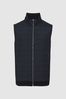 Reiss Navy Reiss William Quilted Gilet